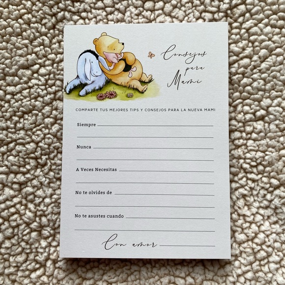 Consejos Para Mami (Advice for Mommy) - Baby Shower Cards (45 cards) - Picture 3 of 4